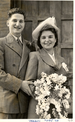 DAVID AND BESSIE -WEDDING