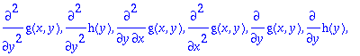 [diff(f(x,y),`$`(y,2)), diff(f(x,y),x,y), diff(f(x,...