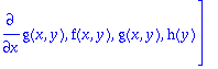 [diff(f(x,y),`$`(y,2)), diff(g(x,y),`$`(y,2)), diff...