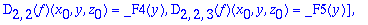 TABLE([Infinite = [f(x,y[0],z[0]) = _F1(x), D[2](f)...