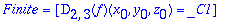 TABLE([Infinite = [f(x,y[0],z[0]) = _F1(x), D[2](f)...