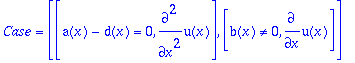 ans := TABLE([1 = TABLE([Pivots = [a(x)-d(x) <> 0],...