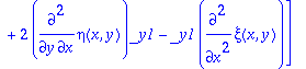 symeq := [(-3*_y1*diff(xi(x,y),y)-2*diff(xi(x,y),x)...