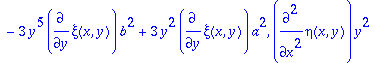 sys2 := [-diff(xi(x,y),y)*y-diff(xi(x,y),`$`(y,2))*...