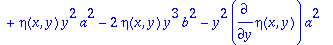 sys2 := [-diff(xi(x,y),y)*y-diff(xi(x,y),`$`(y,2))*...
