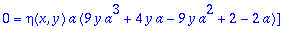 TABLE([Solved = [diff(xi(x,y),y) = 0, b = 0, diff(x...
