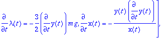 SimpSys := TABLE([Solved = [diff(y(t),`$`(t,2)) = -...
