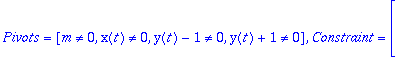 SimpSys := TABLE([Solved = [diff(y(t),`$`(t,2)) = -...