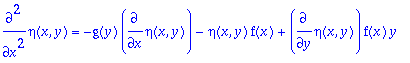 TABLE([Case = [[diff(g(y),`$`(y,2)) = 0, diff(xi(x,...
