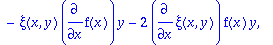 TABLE([Case = [[diff(g(y),`$`(y,2)) = 0, diff(xi(x,...