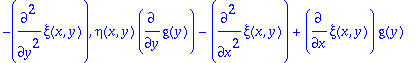 sys1 := [g(y)*diff(eta(x,y),x)+eta(x,y)*f(x)-diff(e...