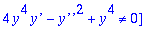 ans2 := TABLE([Constraint = [y^4-2*y^2*`z'`+`z'`^2-...