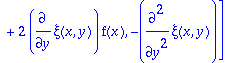 sys := [diff(eta(x,y),x)*f(x)+eta(x,y)*diff(f(x),x)...
