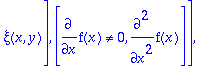 TABLE([Pivots = [diff(f(x),x) <> 0], Case = [[f(x)^...