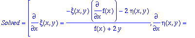 TABLE([Pivots = [diff(f(x),x) <> 0], Case = [[f(x)^...