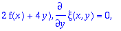 TABLE([Pivots = [diff(f(x),x) <> 0], Case = [[f(x)^...