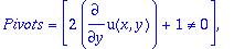 TABLE([Solved = [diff(u(x,y),`$`(x,2)) = diff(u(x,y...