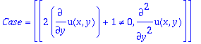 TABLE([Solved = [diff(u(x,y),`$`(x,2)) = diff(u(x,y...