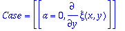 ans := TABLE([1 = TABLE([Solved = [eta(x,y) = 0, xi...