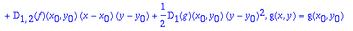 [f(x,y) = f(x[0],y[0])+D[1](f)(x[0],y[0])*(x-x[0])+...